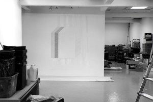 UGLyD wall drawing (2017) graphite, John Hansard Gallery