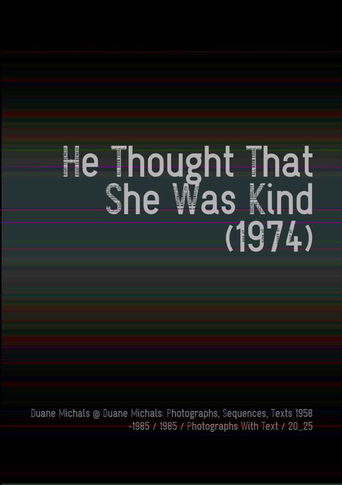 He Thought That UGLyD (2018)