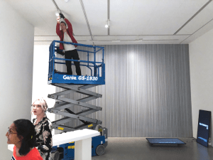 Time After Time Exhibition Install, John Hansard Gallery 2018