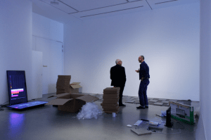 Time After Time Exhibition Install, John Hansard Gallery 2018